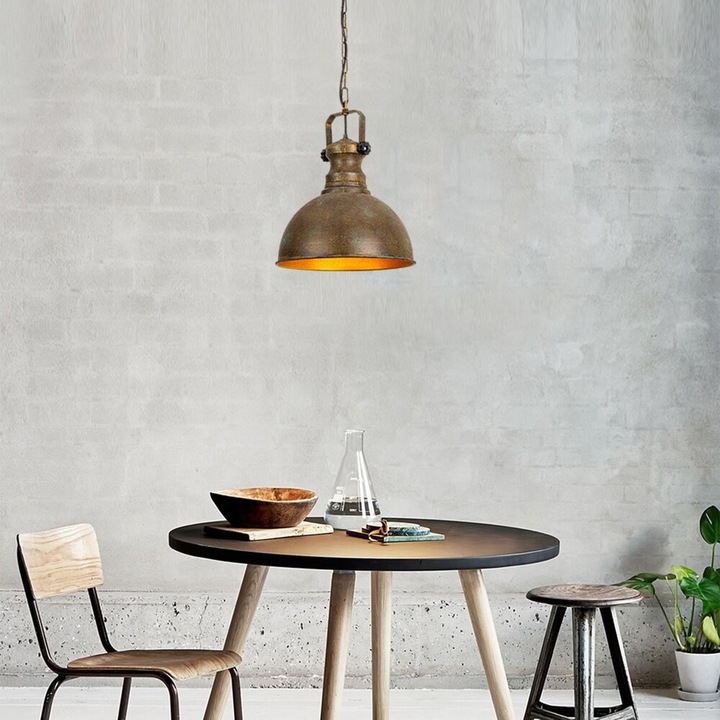 Полилей Opviq, 892OPV1460, Sağlam - 3710, Античен стил, Цокъл E27