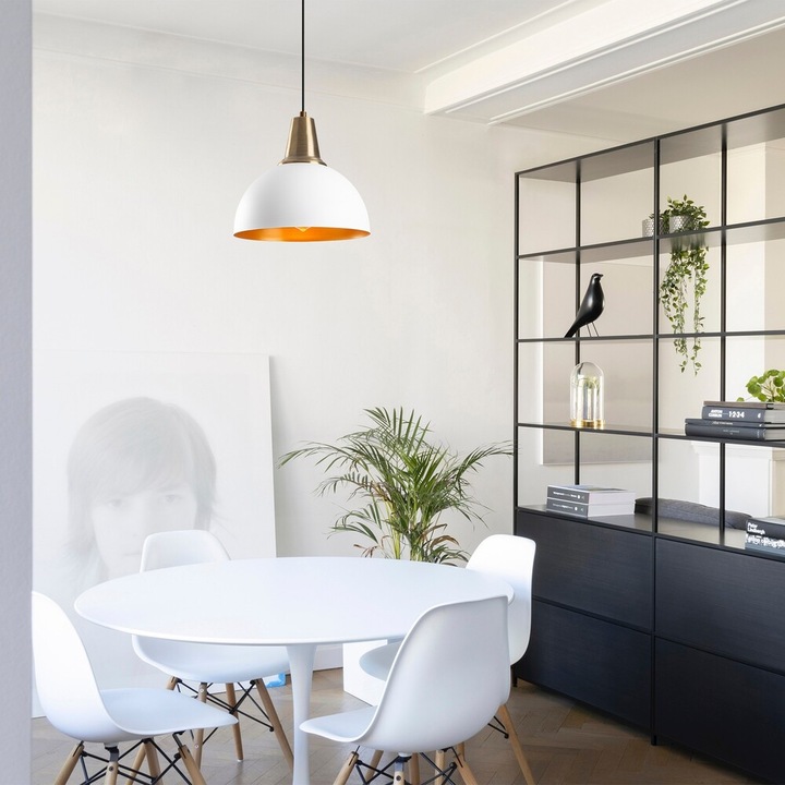 Lampă de perete industrială, neagră și vintage, 17 x 25 cm, înălțime 36 cm | Carcasă metalică, soclu E27 Max 40W | Iluminat elegant pentru spații moderne