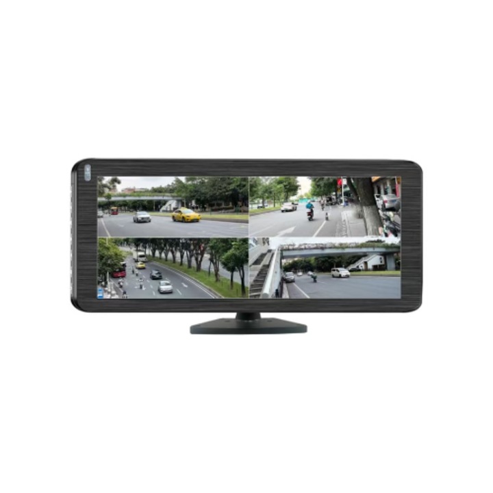 Monitor camera video pentru marsarier AHD 12,3" cu DVR, 500cd/m2, montaj orizontal/vertical, expert PRO