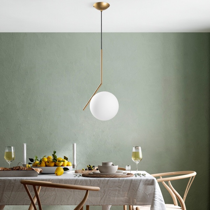 Candelabru elegant auriu, înălțime reglabilă 75-115 cm, corp metalic, soclu Ø25 cm, 1 x soclu G9 (max. 10 W), perfect pentru spații de locuit moderne, grad de protecție IP20