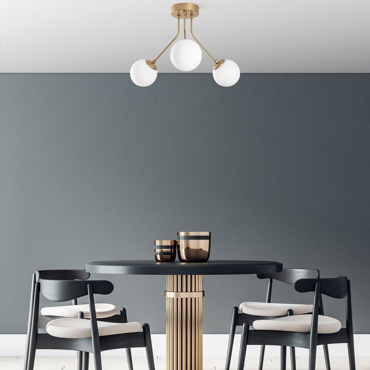 Полилей Oakleigh, Opviq, златист/бял