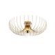 Candelabru elegant auriu, corp metalic, Ø56 x 16 cm Opviq