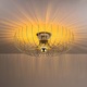 Candelabru elegant auriu, corp metalic, Ø56 x 16 cm Opviq