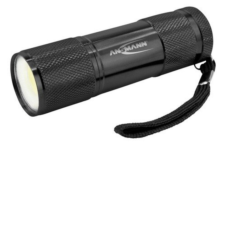 Ansmann alumínium zseblámpa COB LED-del elemekkel