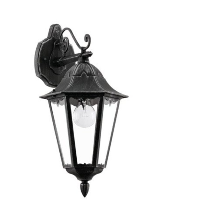 Eglo, 93456, Navedo, Стенна лампа, E27, 1X60W, IP44, Прозрачна