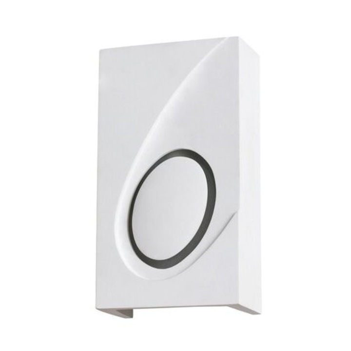 Rábalux, 2519, Gia, Fali lámpa, fehér, IP20, E14K