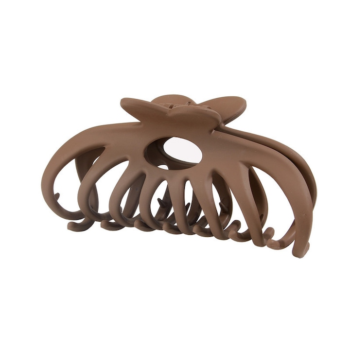 Nagy méretű műanyag hajcsat, klasszikus dizájn hölgyeknek, minden frizurához megfelelő