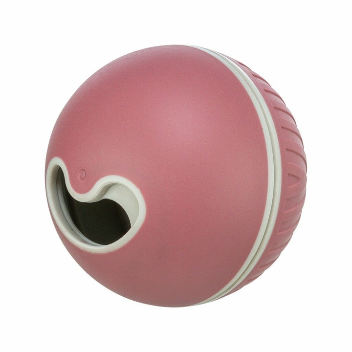 Jucărie pentru pisici, Trixie, distribuitor de mâncare 2 în 1, cauciuc, O 7, 5 cm