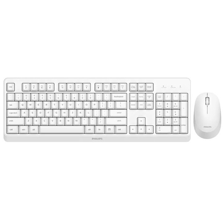 Tastatură gaming White Shark Tachi alb US, 279679