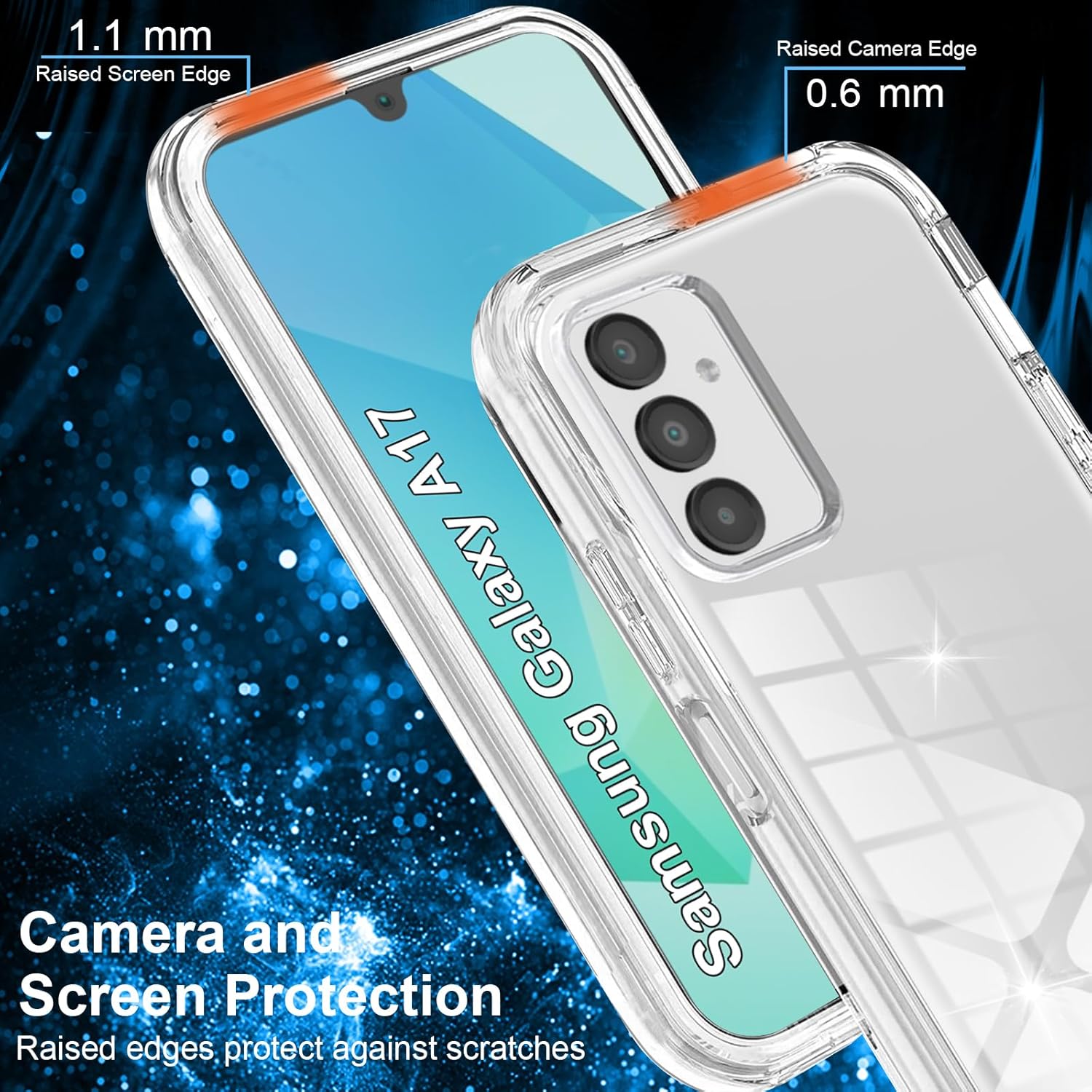 Husa 360 compatibila cu Samsung Galaxy A17 - V2 Transparent fata si spate