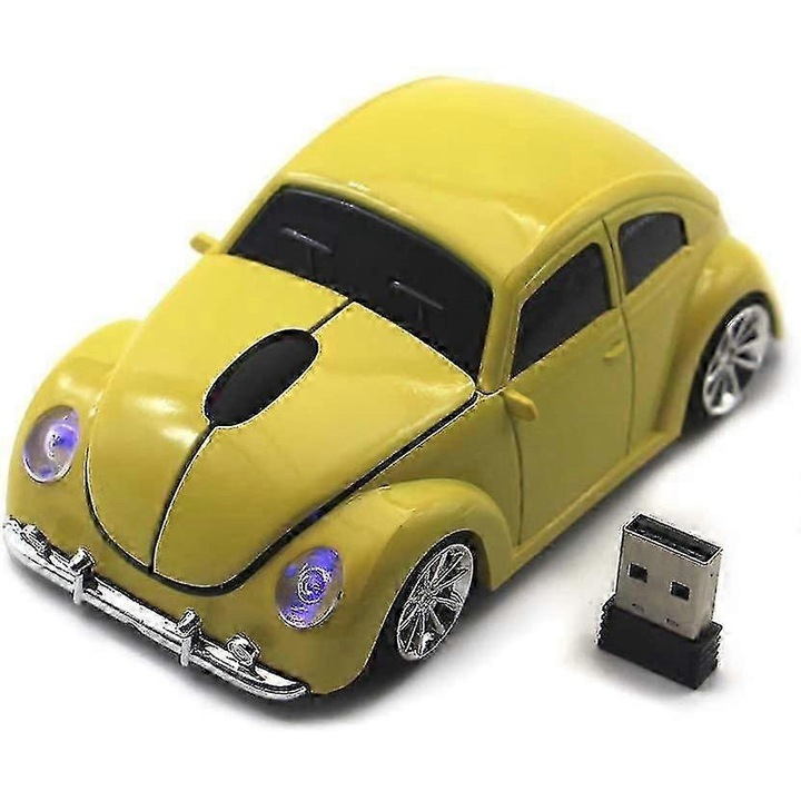 Vezeték nélküli egér laptophoz, piros, méretei 11.6x4.3x5.8cm, szettben.