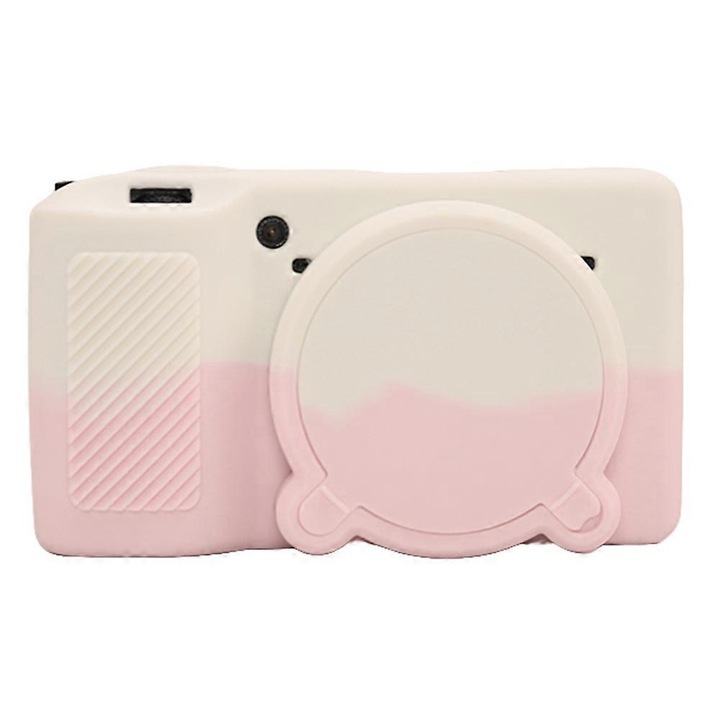 Силиконов защитен калъф за фотоапарат Ricoh GR IIIx/GR III, розов
