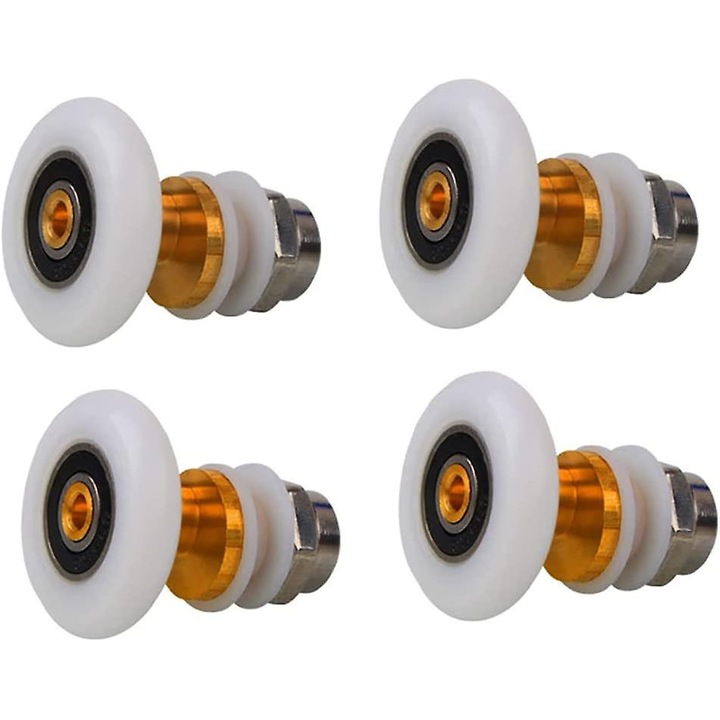 Rolete pentru usi de dus, 27mm, set 4 bucati