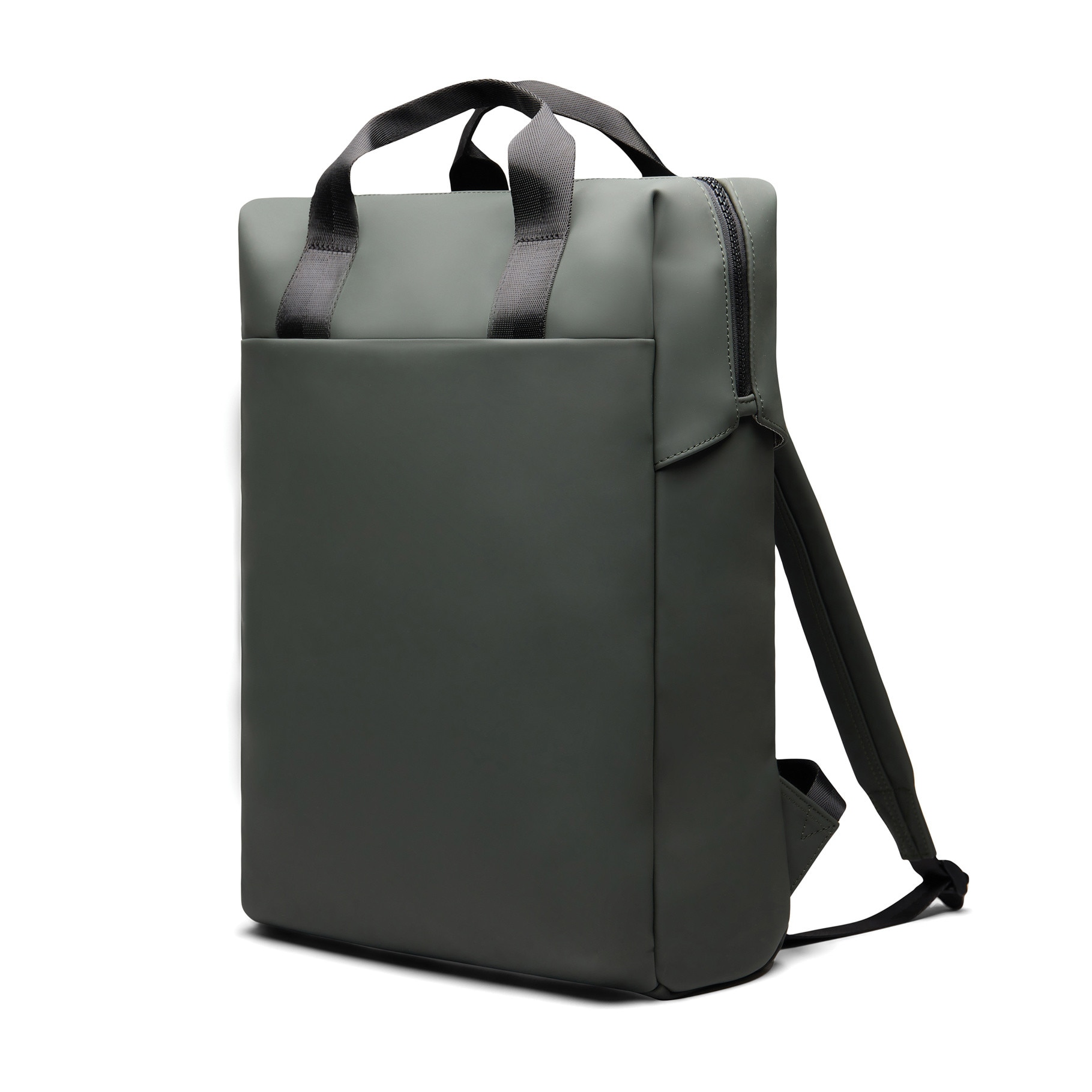 Rucsac laptop tip tote bag, poliuretan, 16 inch, Kaki