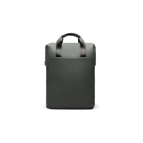 Rucsac laptop tip tote bag, poliuretan, 16 inch, Kaki