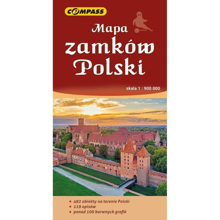 Harta, Compass, Mapa zamkului Poloniei, 1:900000, B1