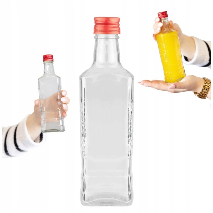 Sticla Bimberek Pionier Moskwa 250ml, sticla de sticla, 20,5x5cm, set cu capac