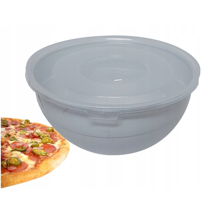 Boluri set 3L, jagiello, plastic, 23,5x11cm, gri deschis