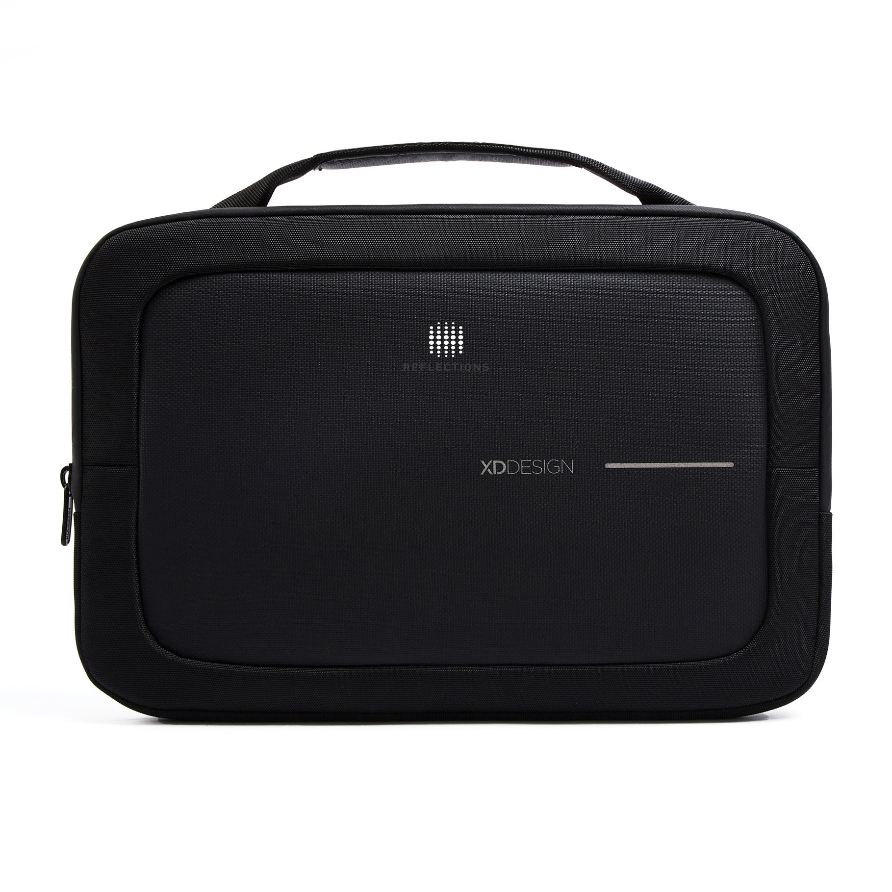 Geantă laptop XD Design 14", material R-pet 1200D, hidrofug, gri