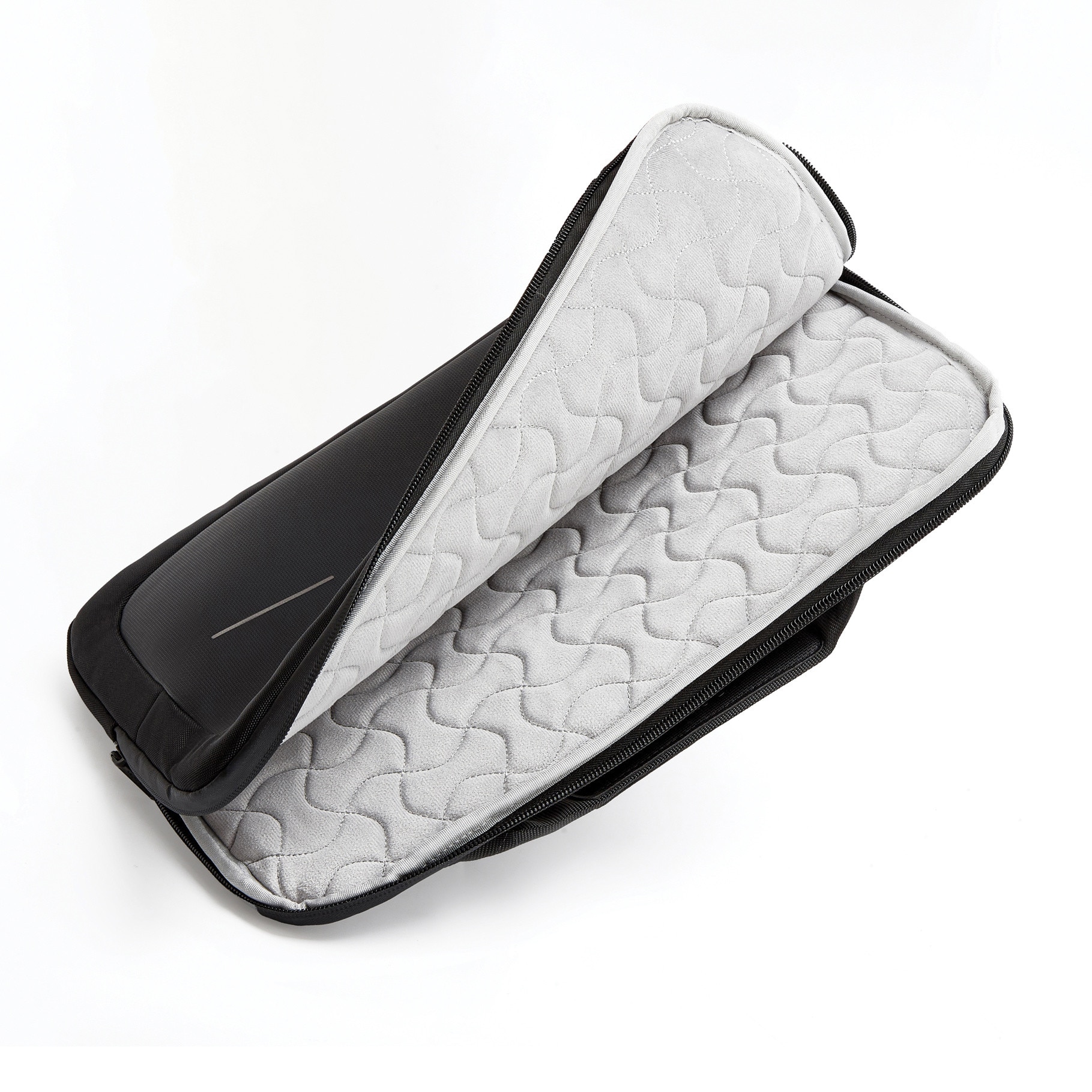 Geantă laptop XD Design 14", material R-pet 1200D, hidrofug, gri