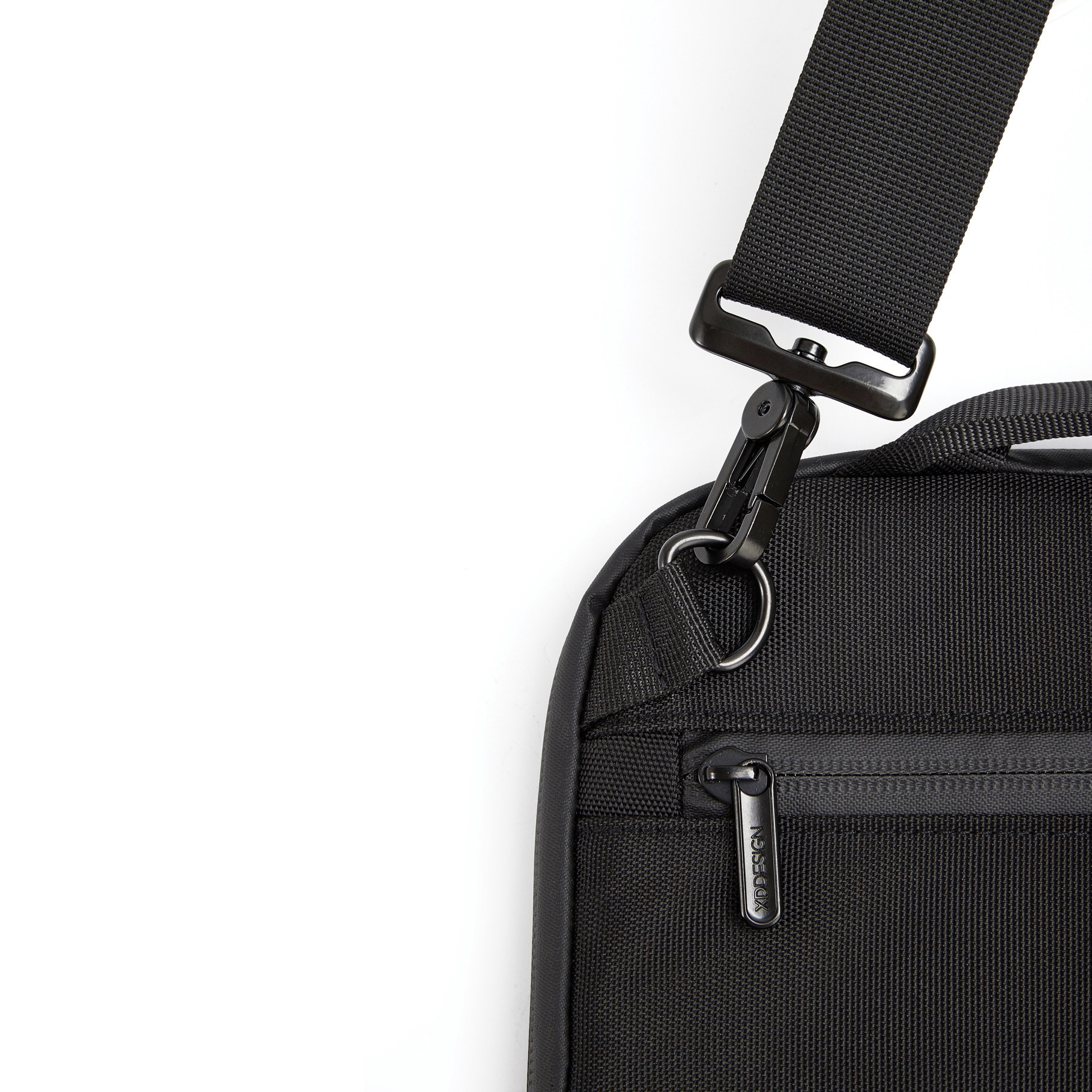 Geantă laptop XD Design 14", material R-pet 1200D, hidrofug, gri