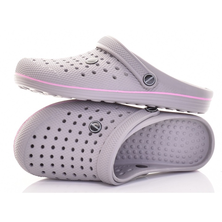 Saboti dama Martinus, spuma, usori, gri, sintetici