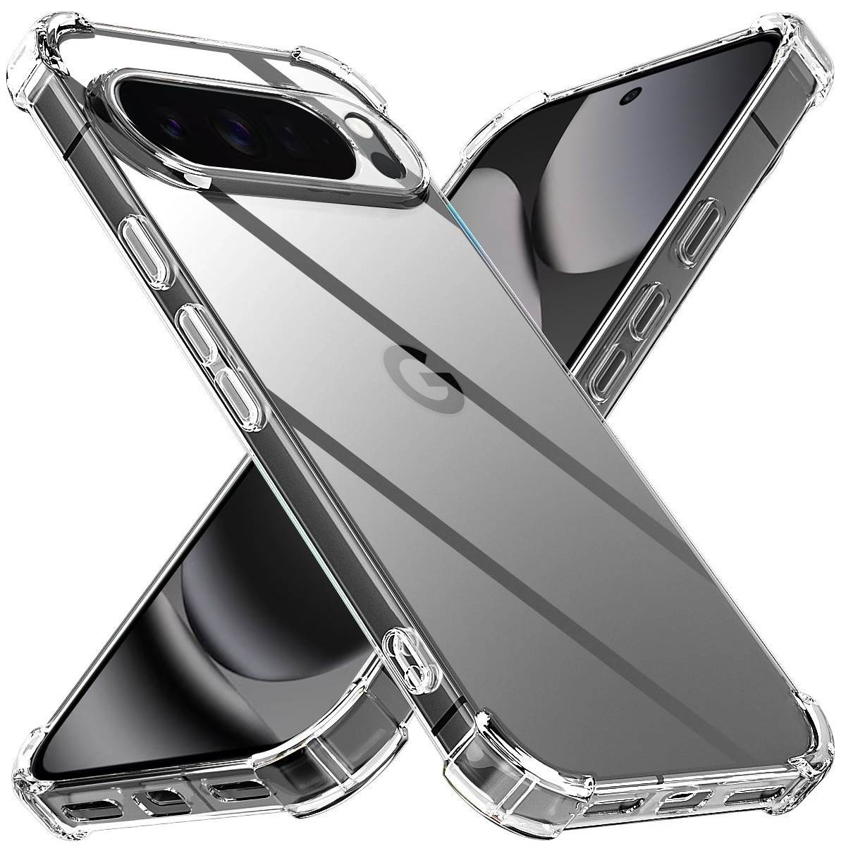 Husa pentru Google Pixel 10 Pro / Pixel 10 Anti-Shock, reinforced 4 corners, clear