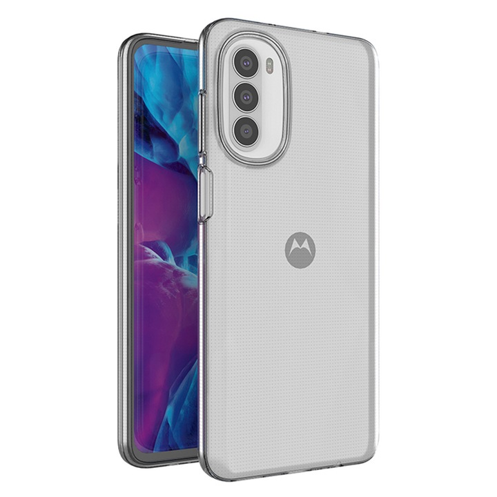 Etui Ultra Clear 0.5mm pentru Motorola Moto G82 5G / Moto G52, transparent, TPU