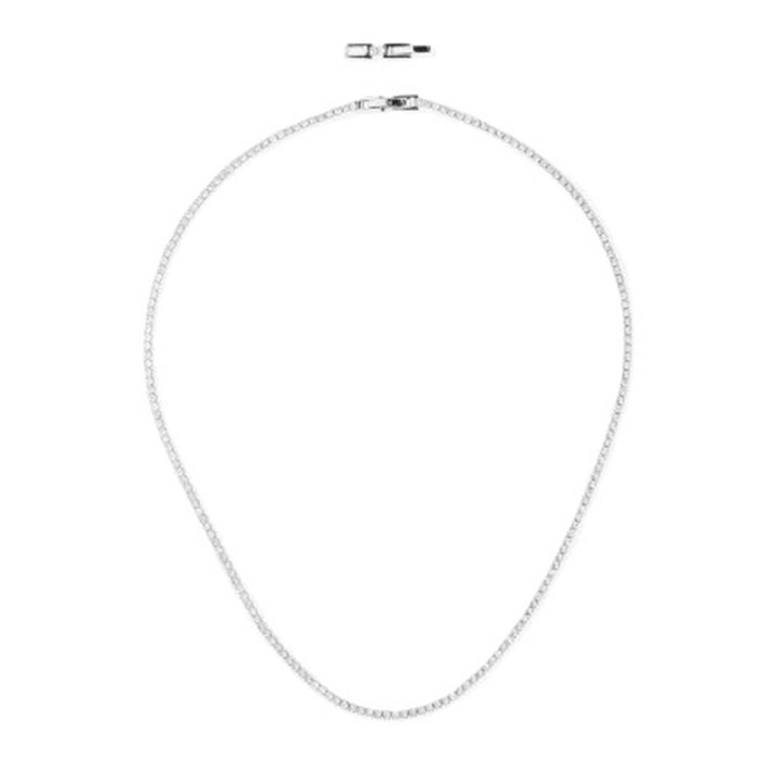 Colier barbatesc RADIANT argintiu, din argint, elegant