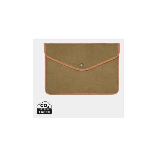 Husa pentru laptop VINGA Bosler GRS din panza reciclata de 14 inch