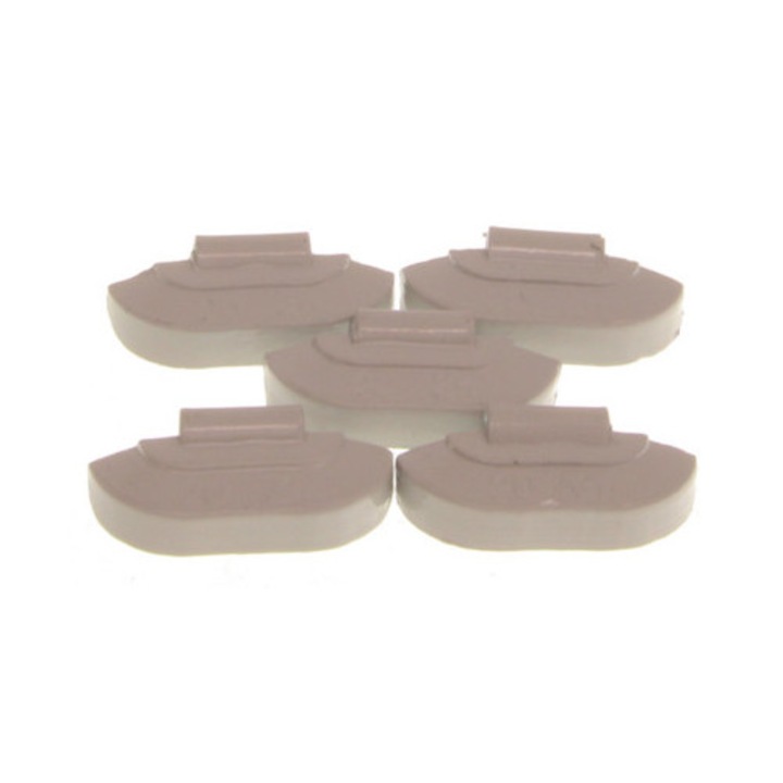 Set 100 greutati zincate, Maxgear, 20g, pentru jante din otel