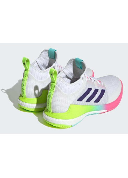 Pantofi sport barbati, Adidas Crazyflight MID, alb, talpa