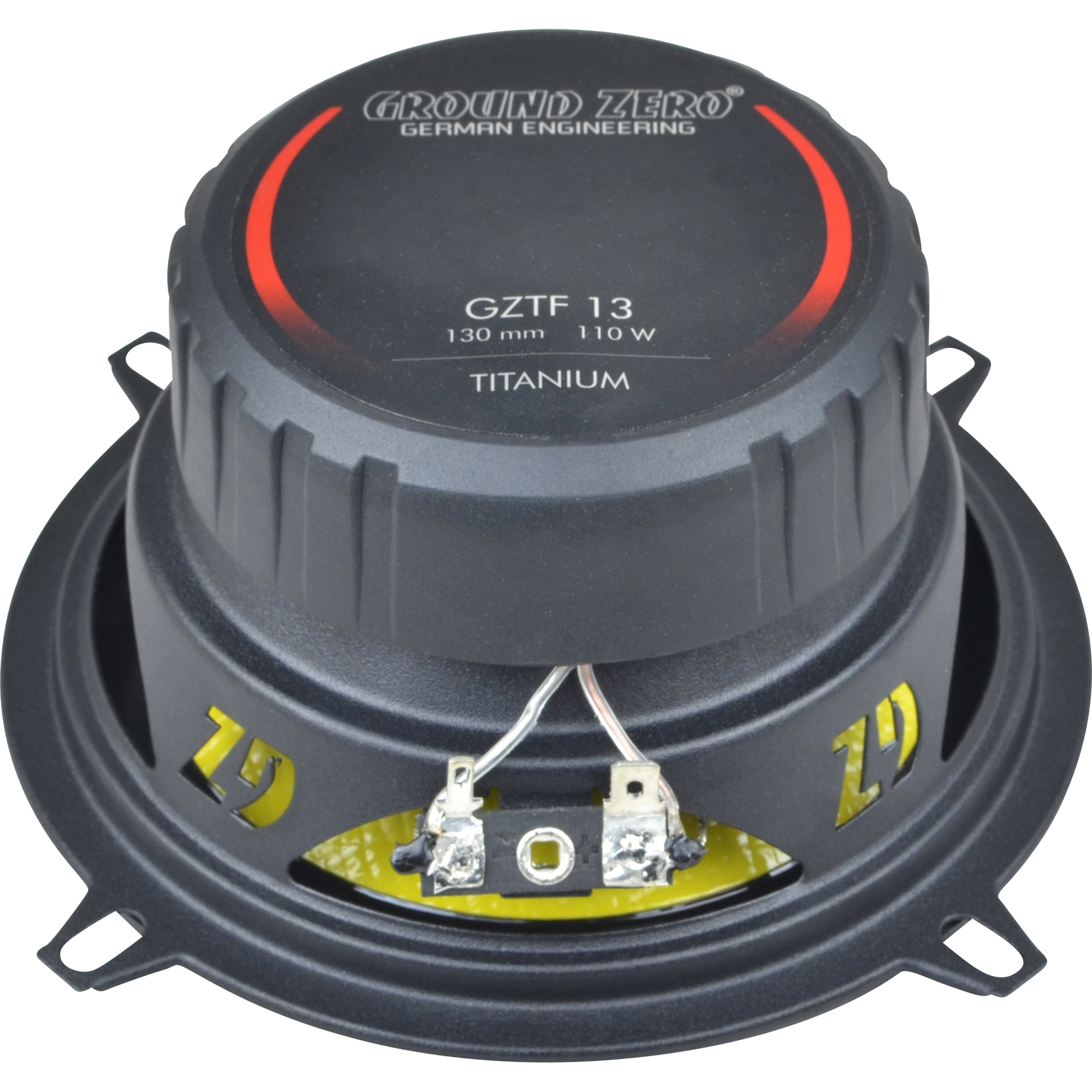 Set difuzoare auto coaxiale Ground Zero Titanium, GZTF 13TX, 2 cai