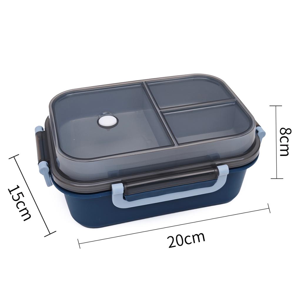 Caserola dubla copii din plastic, cutie bento pranz