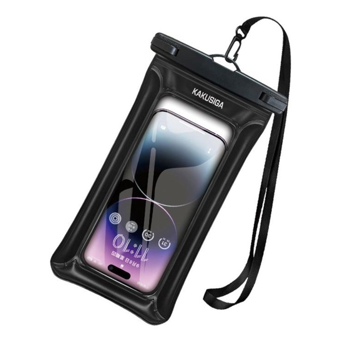 Husa Telefon Etansa, KSC-1521, Subacvatica, Universala cu Snur Reglabil