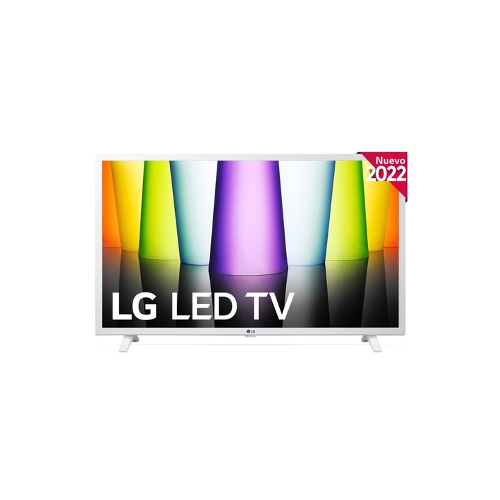 Televizor smart, lg, 32lq63806lc, 32", full hd 1920x1080, led, webos 22, wifi, bluetooth 5.0, alb, hdmi x2, usb 2.0, vesa 20x20 cm