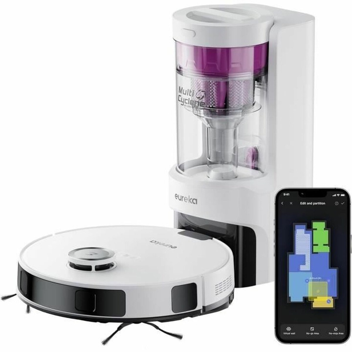 Robot Aspirator Eureka E10S, alb, 200 ml