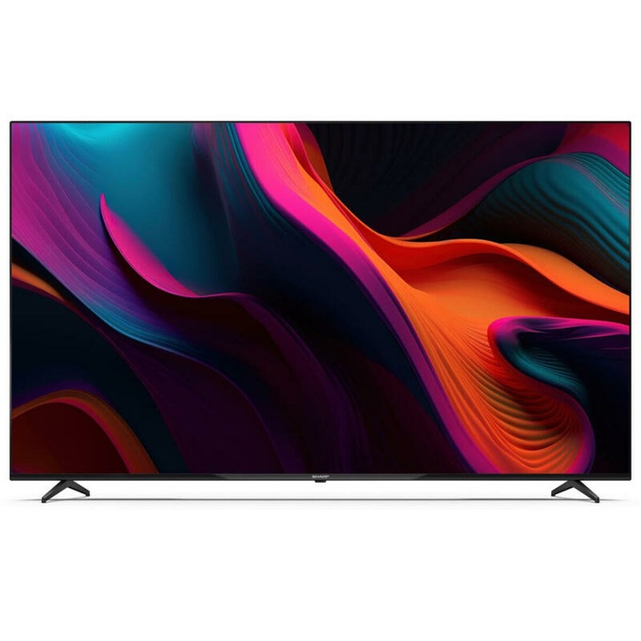 Smart TV 70" Sharp 70GL4260E 4K Ultra HD, LED, Fekete, 177,8x100,6cm
