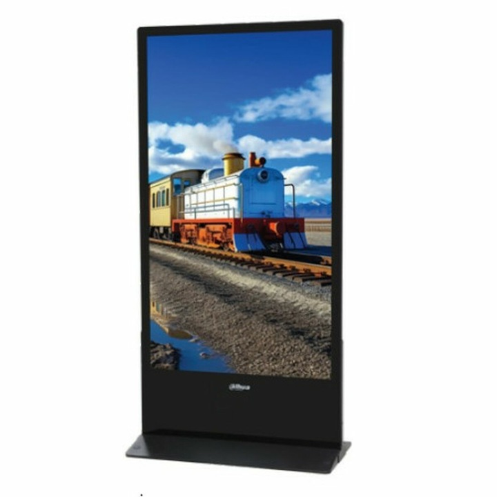 Monitor Videowall Dahua DHI-LDV75-SAI400K 75" 4K Ultra HD 3840x2160, D-LED, 8 ms, boxe incorporate, negru
