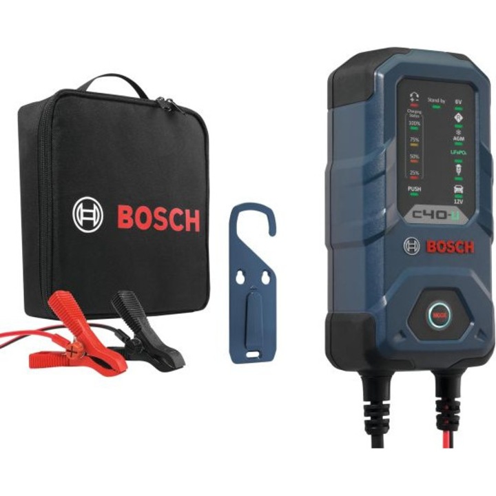 Зарядно устройство Bosch C40 Li-Ion 6V 12V 5A за батерии на електрически инструменти