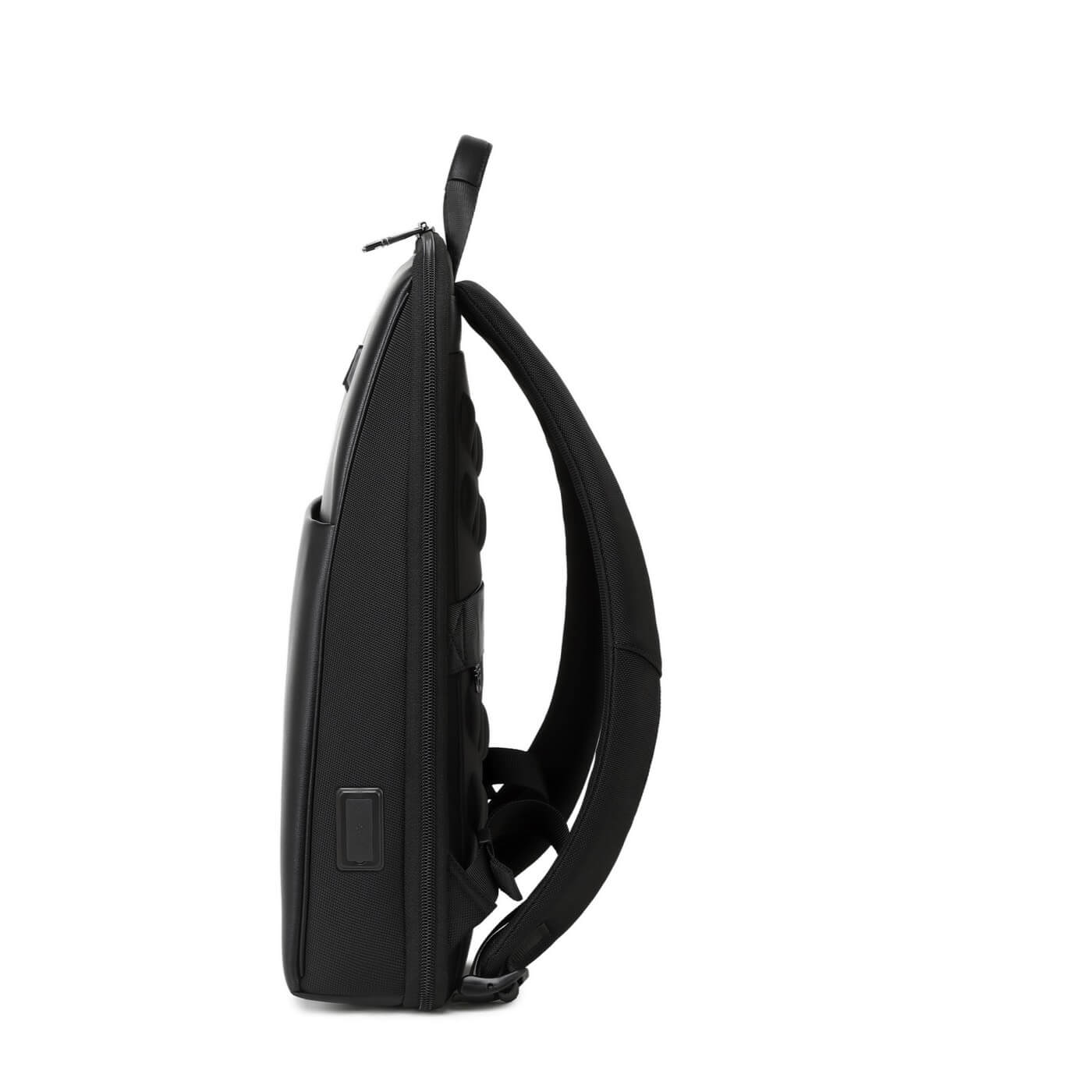 Rucsac business Aston, impermeabil, cu buzunar pentru laptop 15,6", buzunar pentru tableta 9", 46x30x9 cm, negru