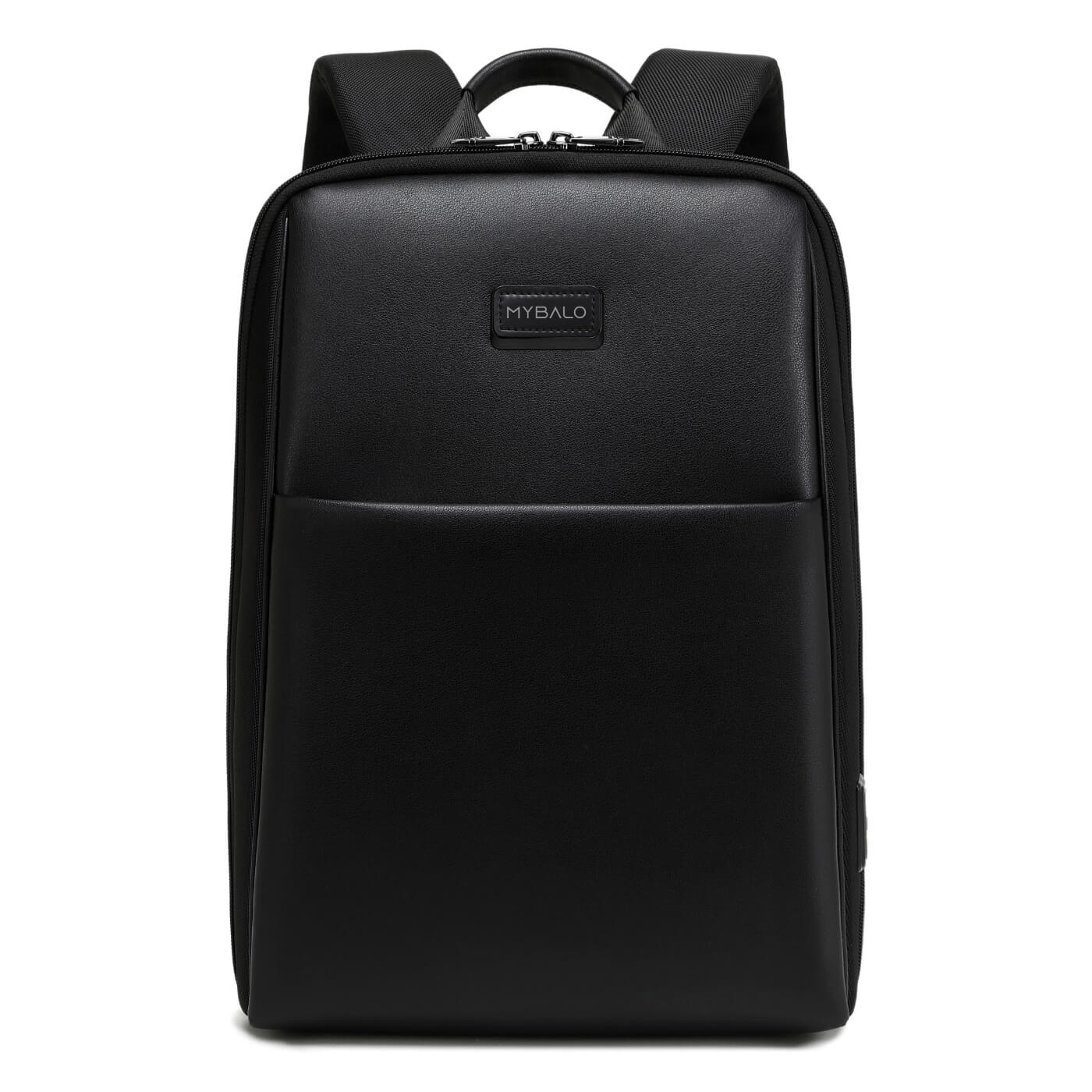 Rucsac business Aston, impermeabil, cu buzunar pentru laptop 15,6", buzunar pentru tableta 9", 46x30x9 cm, negru