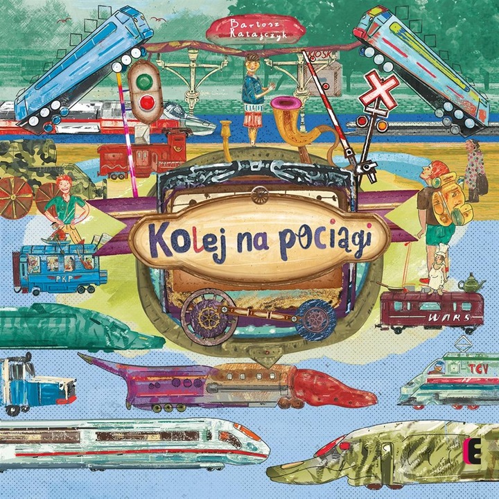 Aesop kirakó, vonatok, 1000 darabos, többszínű