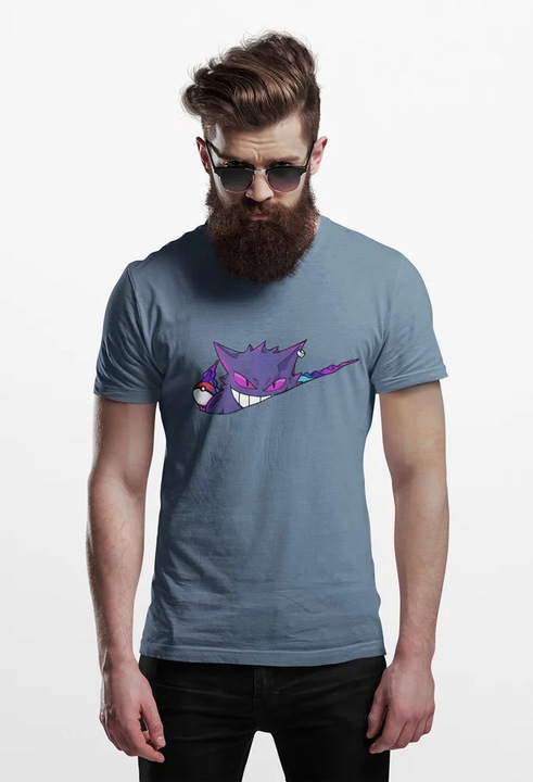 Uniszex polo, D&B 150 AN00009 Pokemon Zafirkek - Meret, Zafír kék