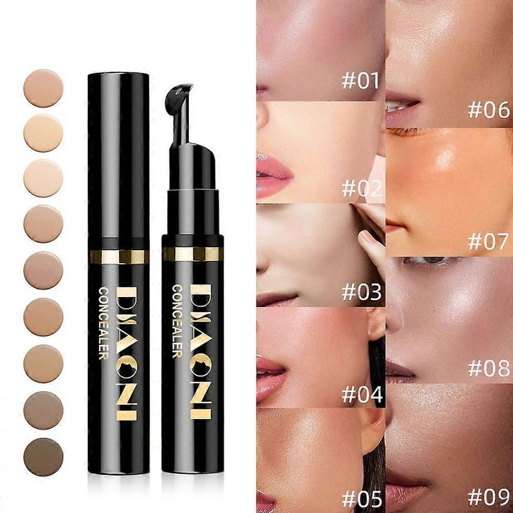 Szem alatti korrektor 2025, SPF 41, karikás szemekre, duzzadt szemekre, hidratáló, applikátorral, 07-es szín