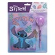 Дневник B6 с химикалка и катинар Lilo & Stitch – 60 листа – Ученически пособия за деца – Идеален подарък за момичета – Antbro
