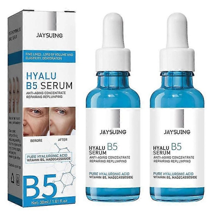 Serum Anti-imbatranire B5, 30ml, cu Acid Hialuronic, Hidratant, Set de 2 bucati