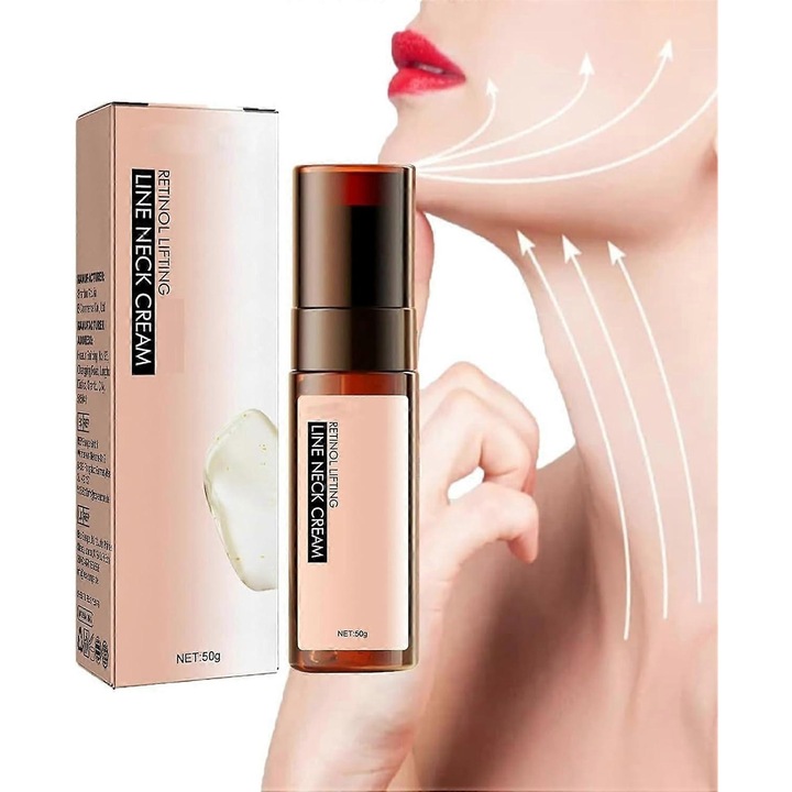 Ránctalanító nyakkrém dupla retinollal, hidratáló