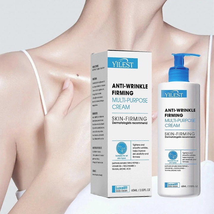 Bőrfiatalító krém, 3 darabos, hidratáló és tápláló, minden bőrtípusra, nem zsíros, YILEST