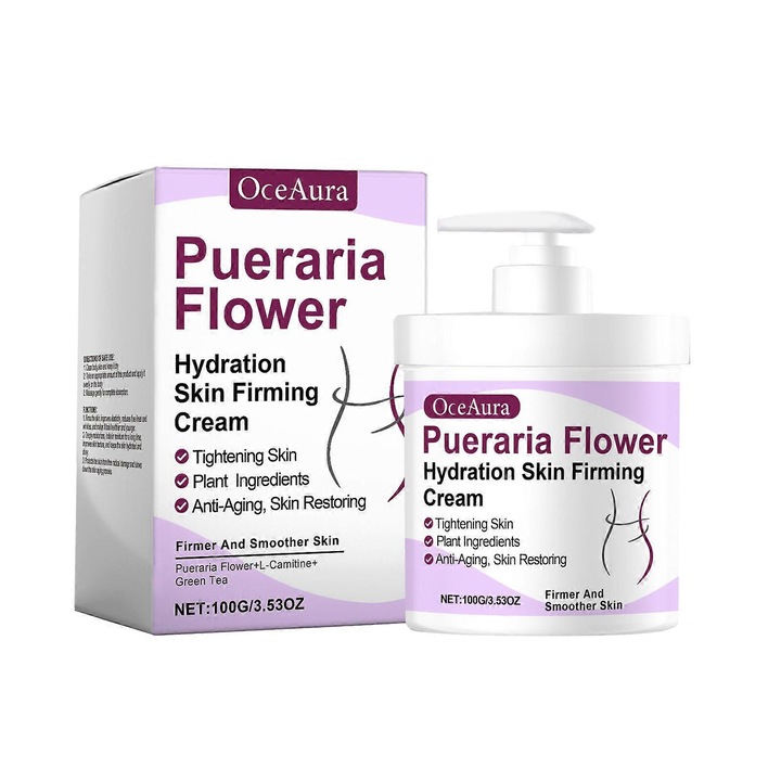 OceAura testápoló, Pueraria virág, feszesítő, lifting, ránctalanító